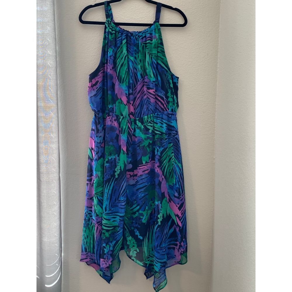 Lane Bryant Multi Colored Dress